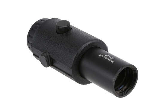 The Primary Arms 3X Red Dot magnifier gen IV features a long eye relief